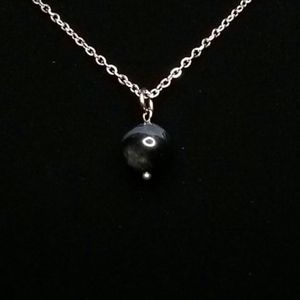 5/$25 Blue Black Tiger Eye Necklace